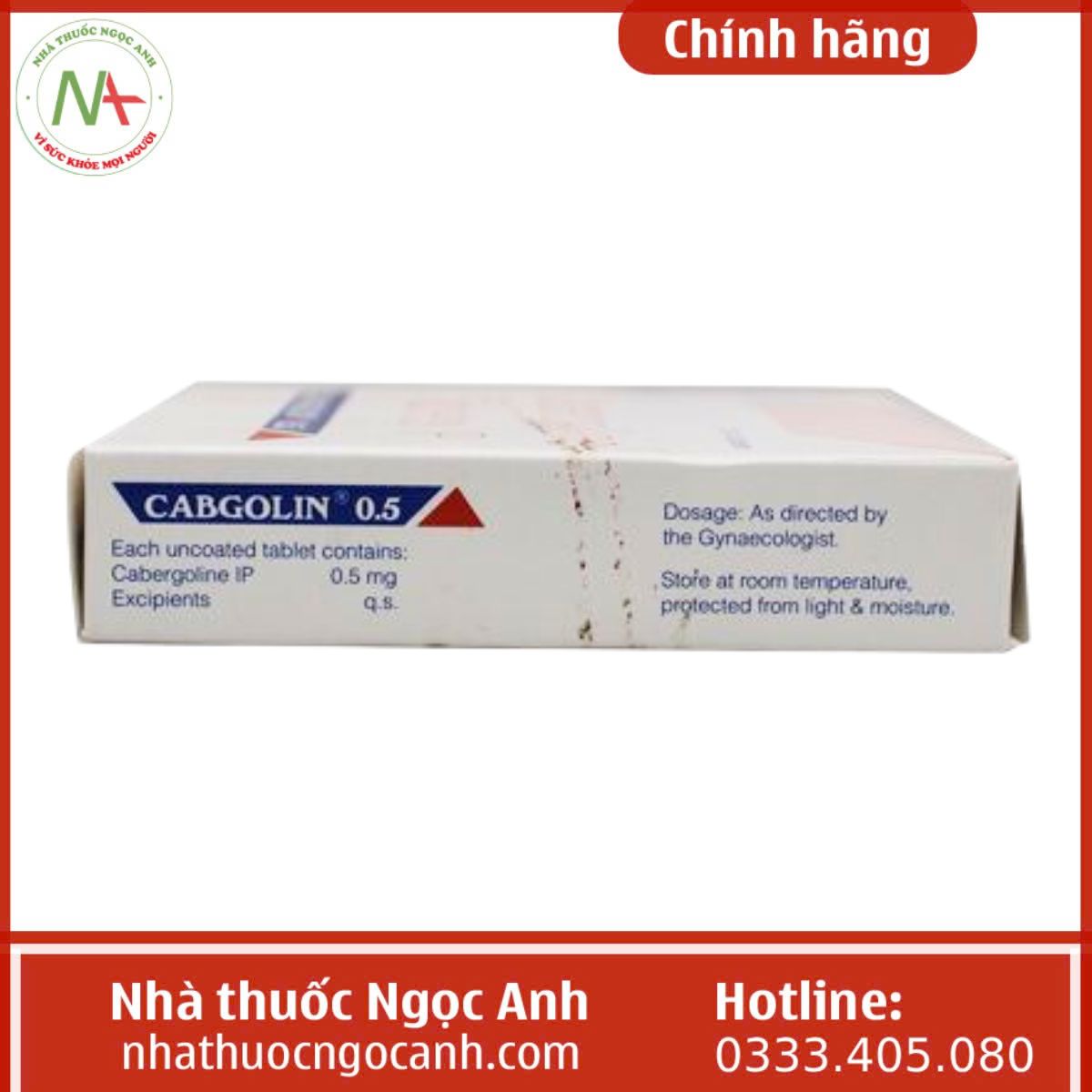 thuốc Cabgolin 0.5