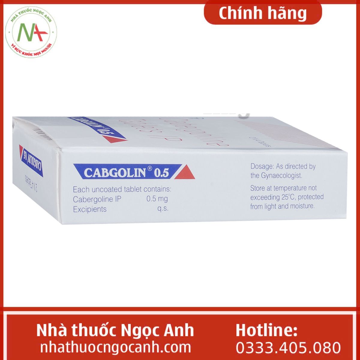 thuốc Cabgolin 0.5