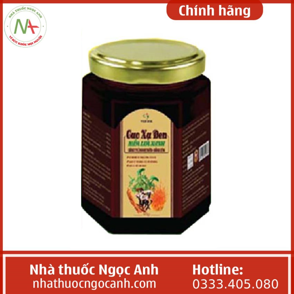 Cao Xạ Đen Nấm Lim Xanh Đông Trùng Hạ Thảo – Hồng Sâm