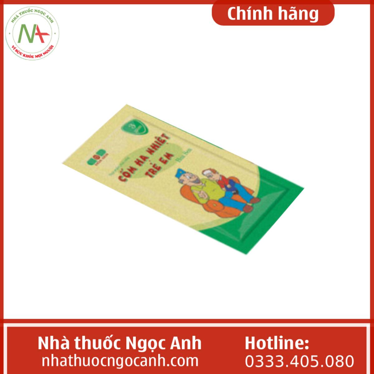 Cốm Hạ Nhiệt Trẻ Em Hoa Sen