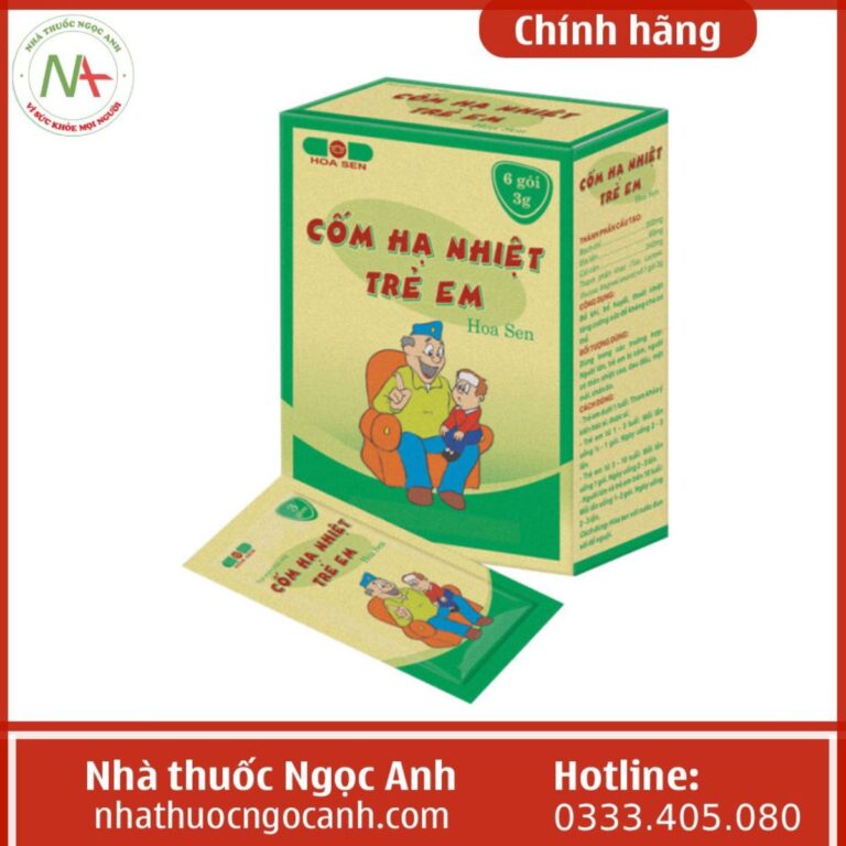 Cốm Hạ Nhiệt Trẻ Em Hoa Sen