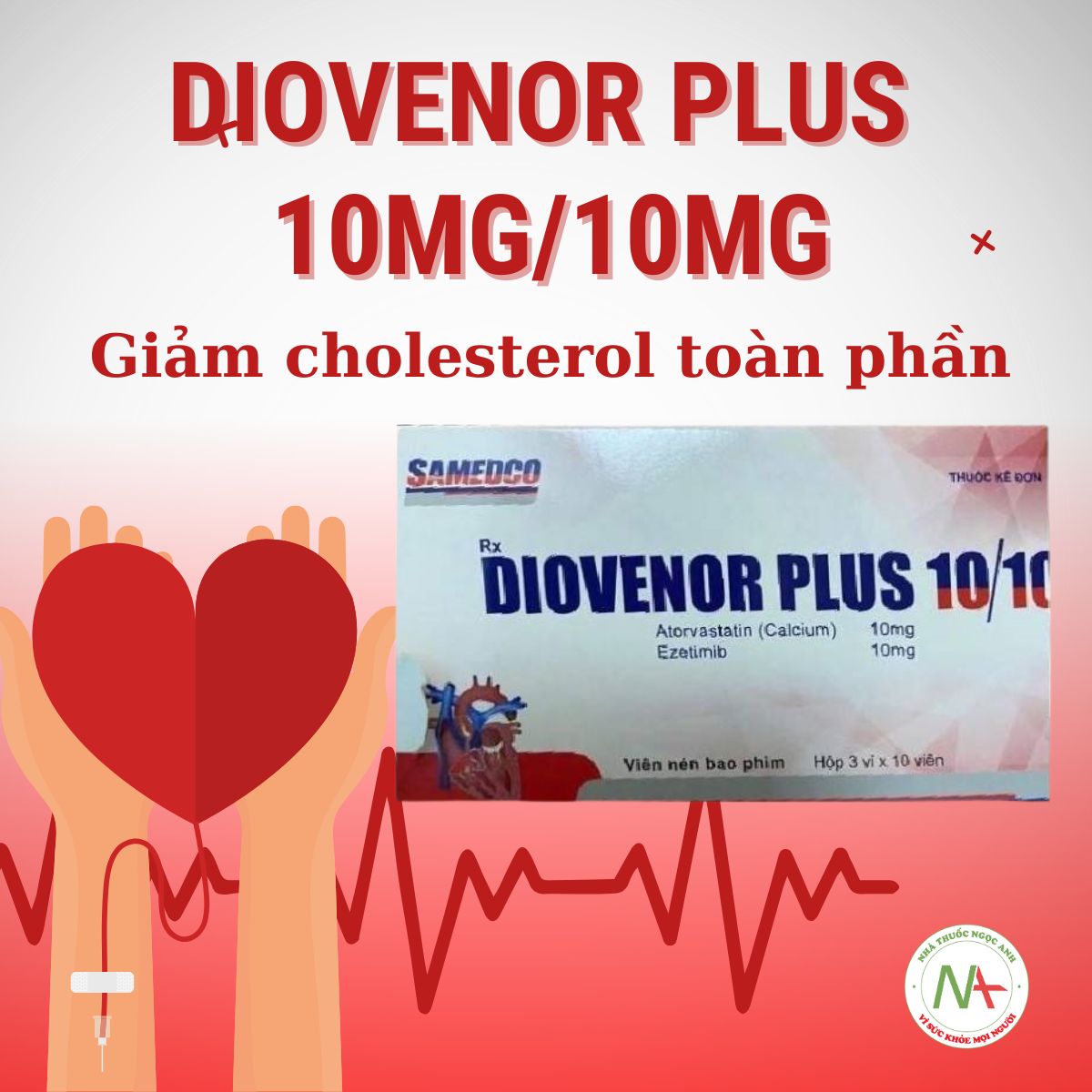 Diovenor plus 10/10 có công dụng gì?