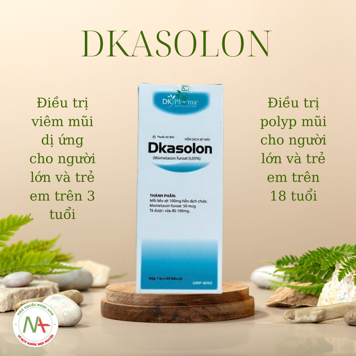 Dkasolon dùng trong trường hợp nào?