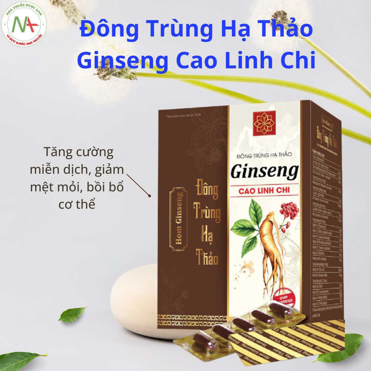 Đông Trùng Hạ Thảo Ginseng Cao Linh Chi