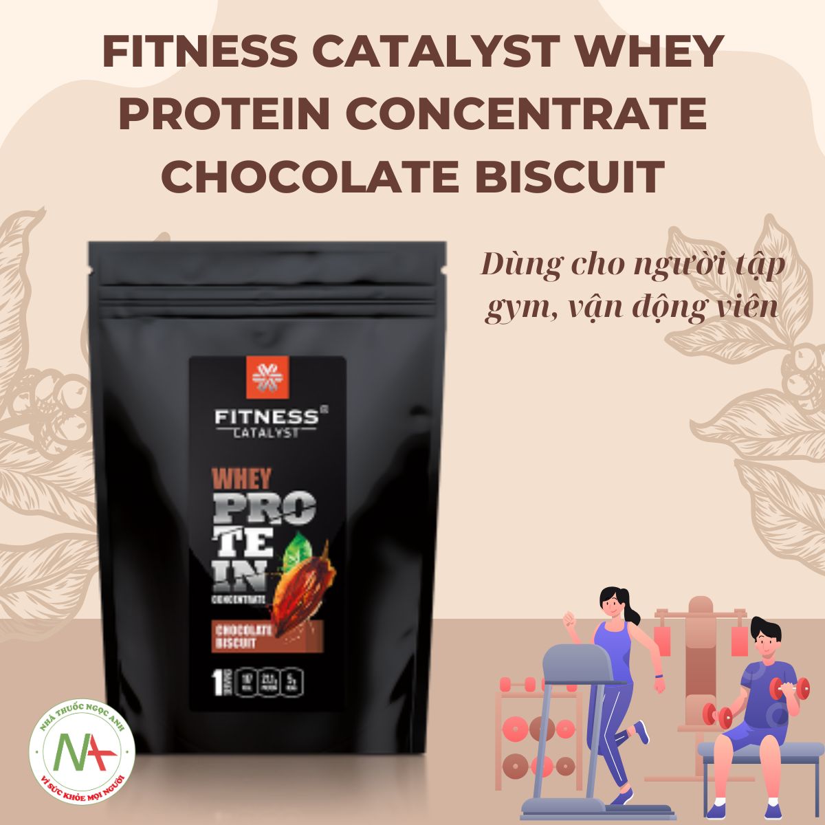 Fitness Catalyst Whey protein concentrate Chocolate biscuit dùng cho đối tượng nào?