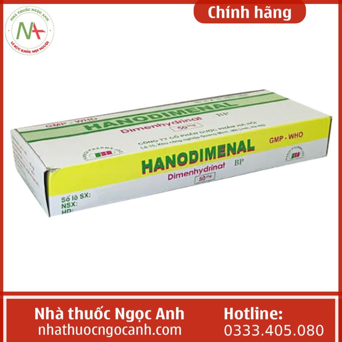 thuốc HanoDimenal 50mg