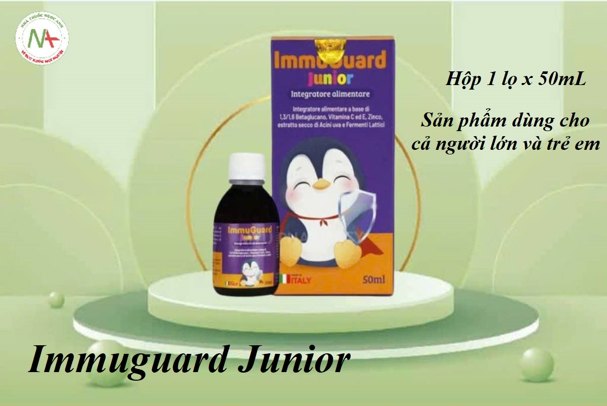 Immuguard Junior giúp tăng cường sức đề kháng