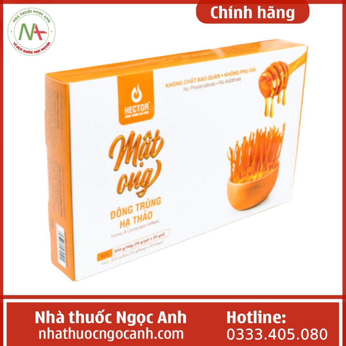 Mật ong đông trùng hạ thảo Hector