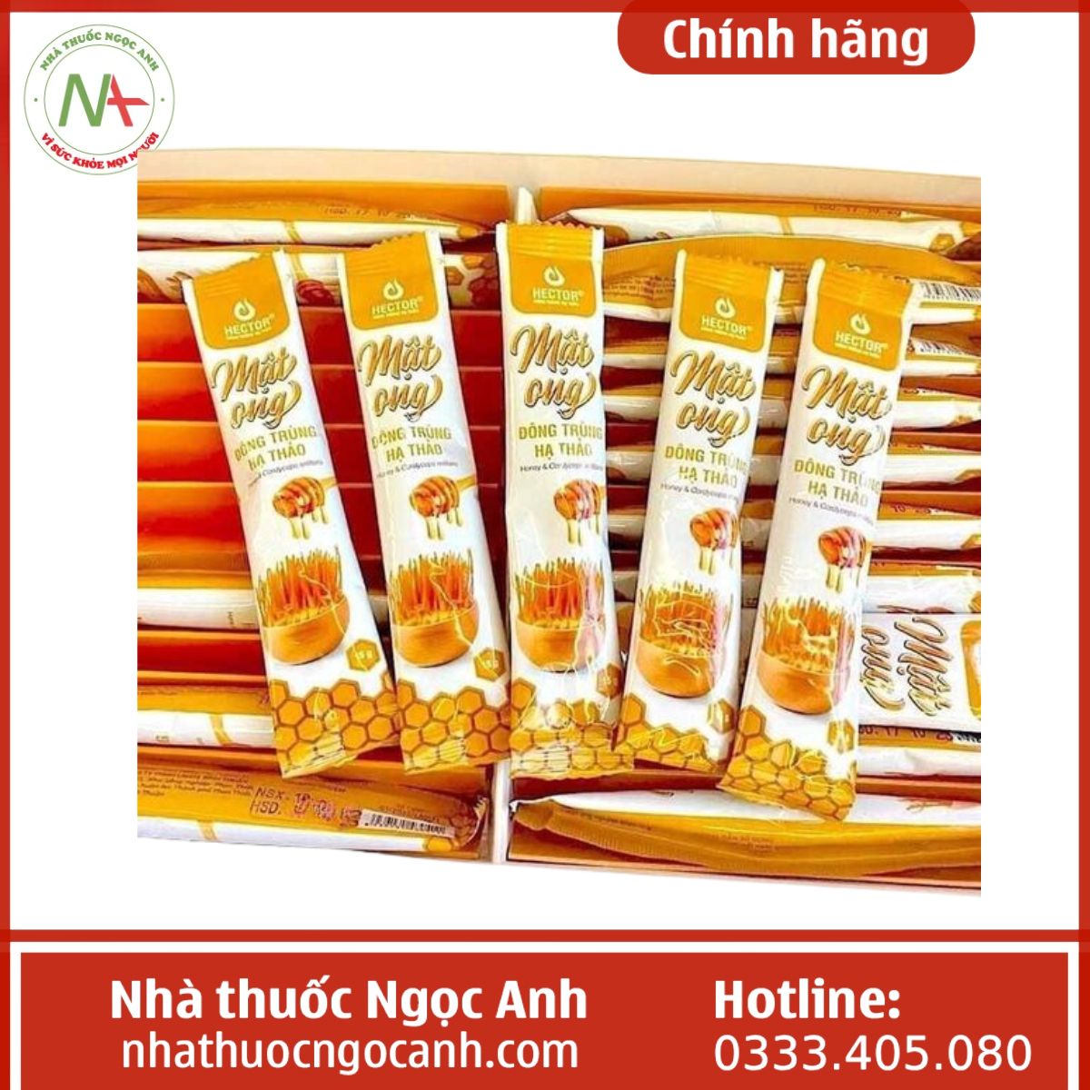 Mật ong đông trùng hạ thảo Hector