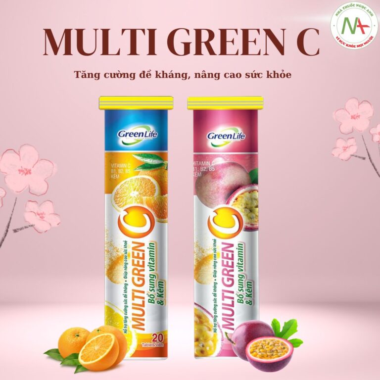 Multi Green C có tác dụng gì, có tốt không, giá bao nhiêu. mua ở đâu?