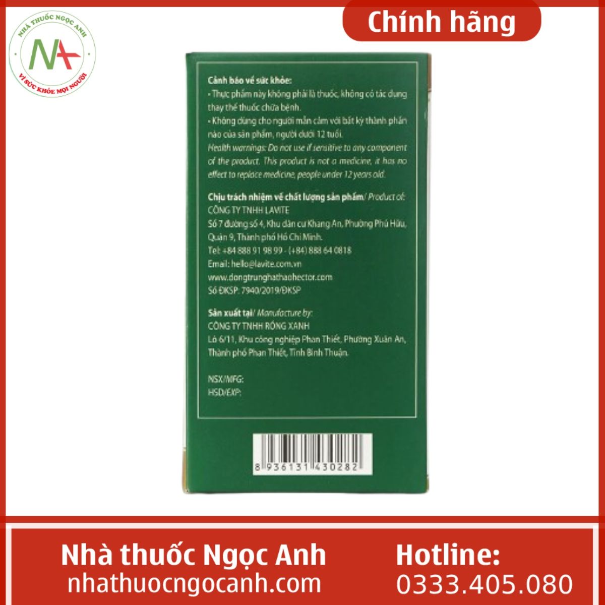 Nấm Đông Trùng Hạ Thảo Hector