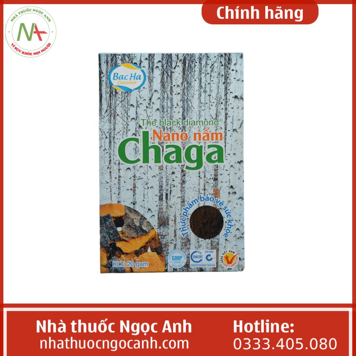 Nano Nấm Chaga The Black Diamond