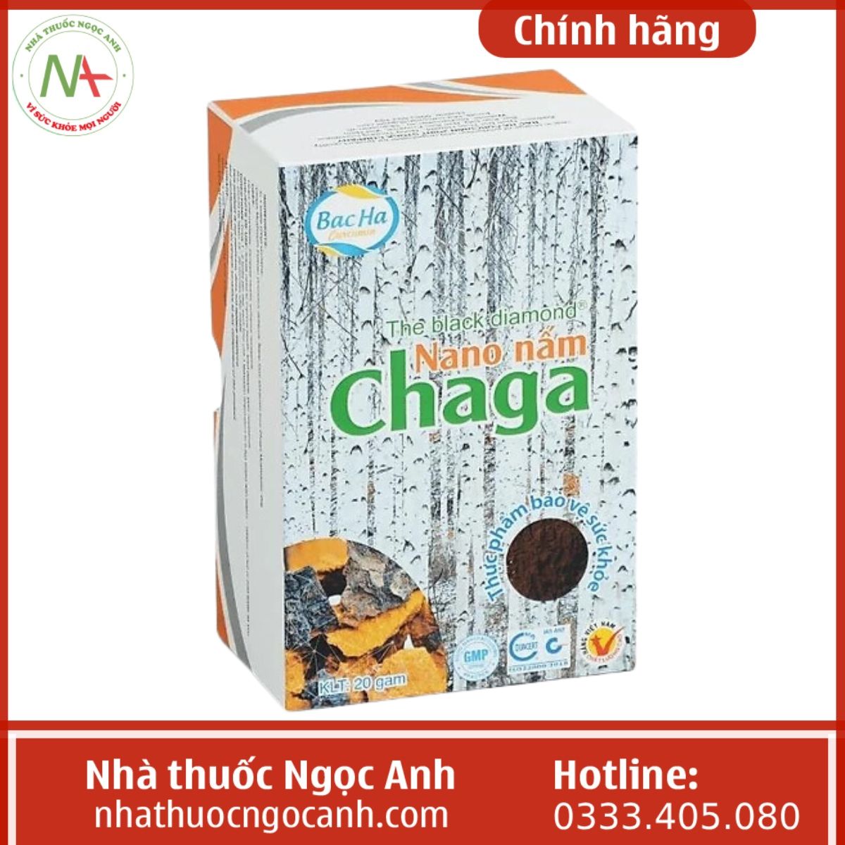 Nano Nấm Chaga The Black Diamond