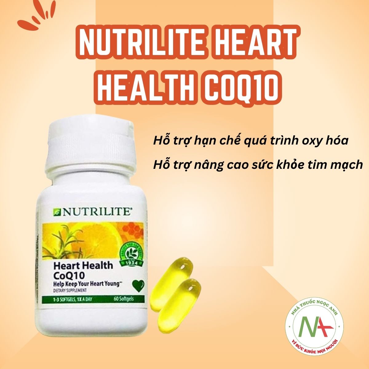 Công dụng của Nutrilite Heart Health CoQ10