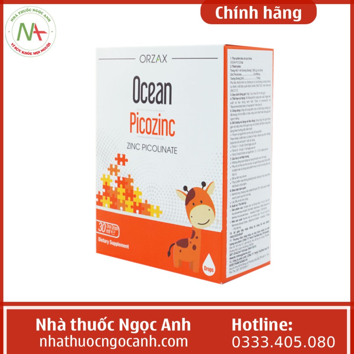 Ocean Picozinc Zinc Picolinate