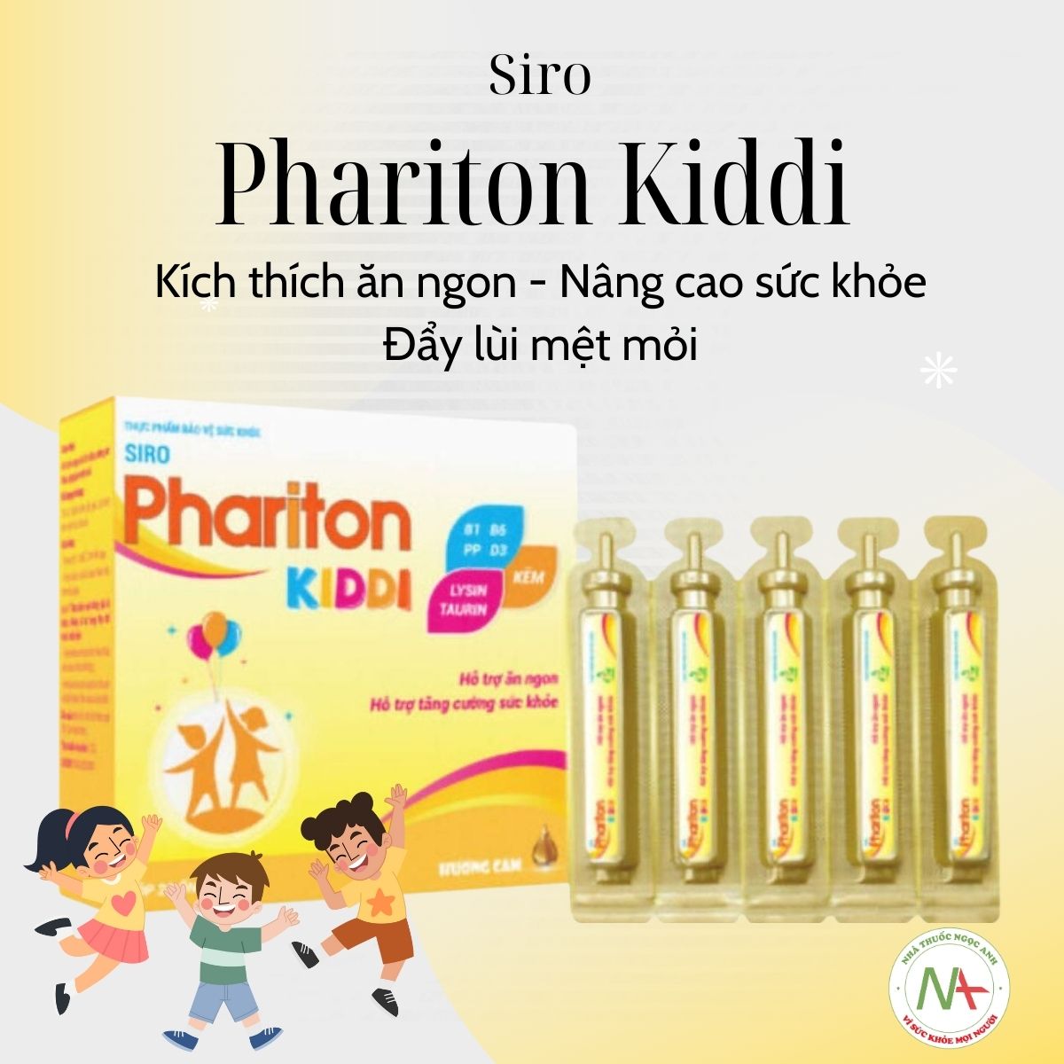 Công dụng Siro Phariton KIDDI