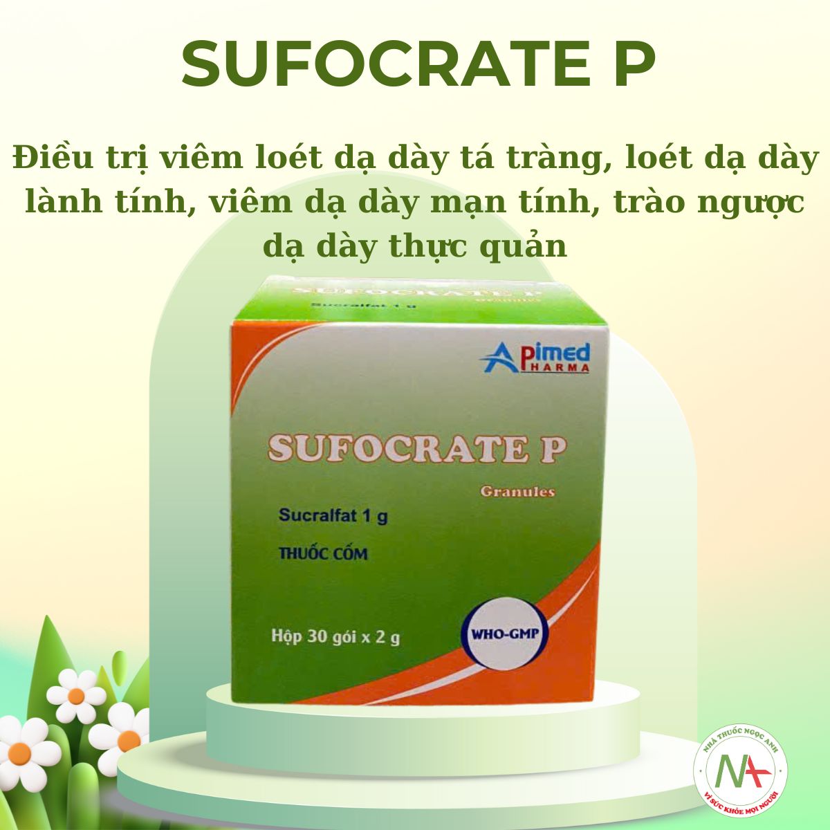 Sufocrate P có công dụng gì?