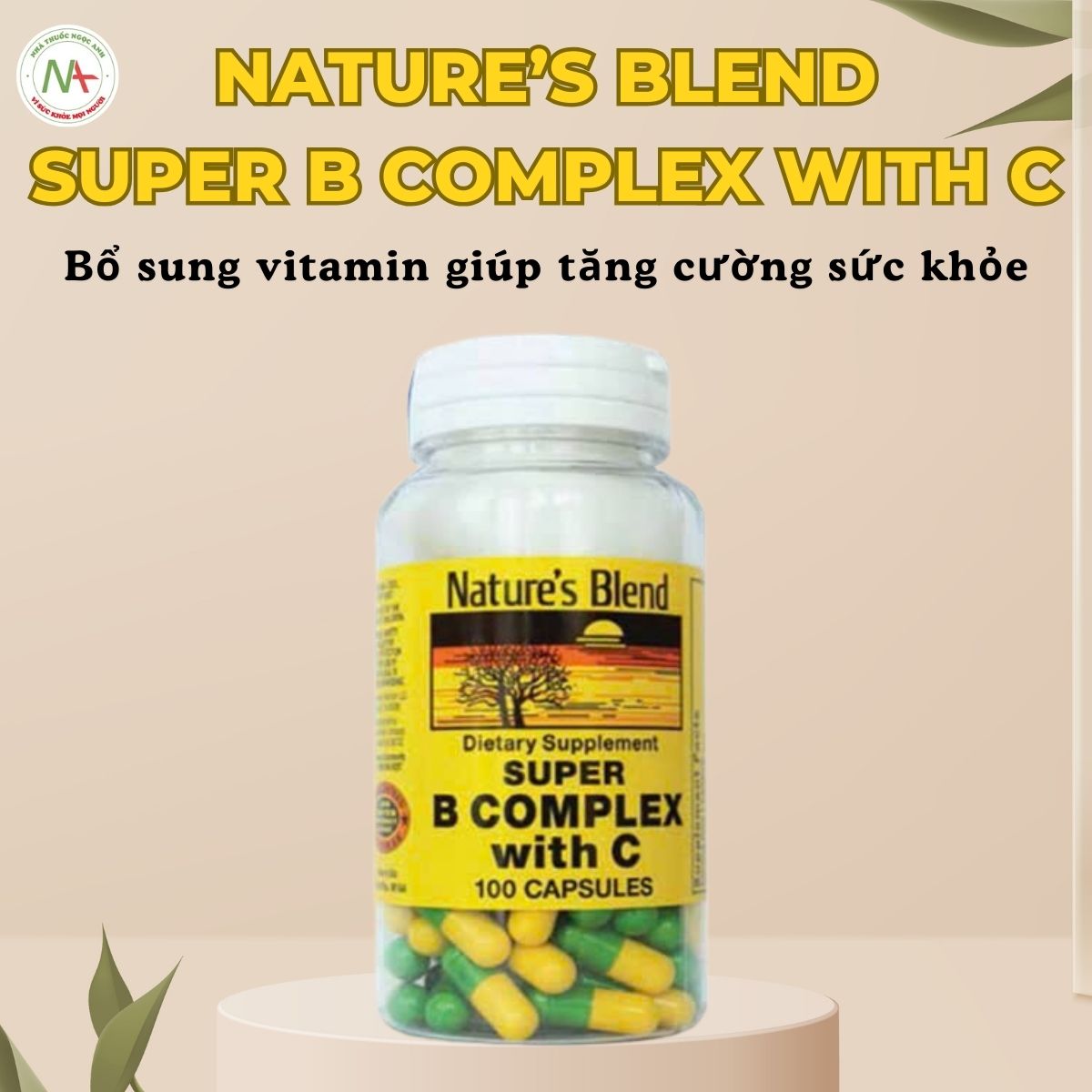 Nature's Blend Super B Complex With C