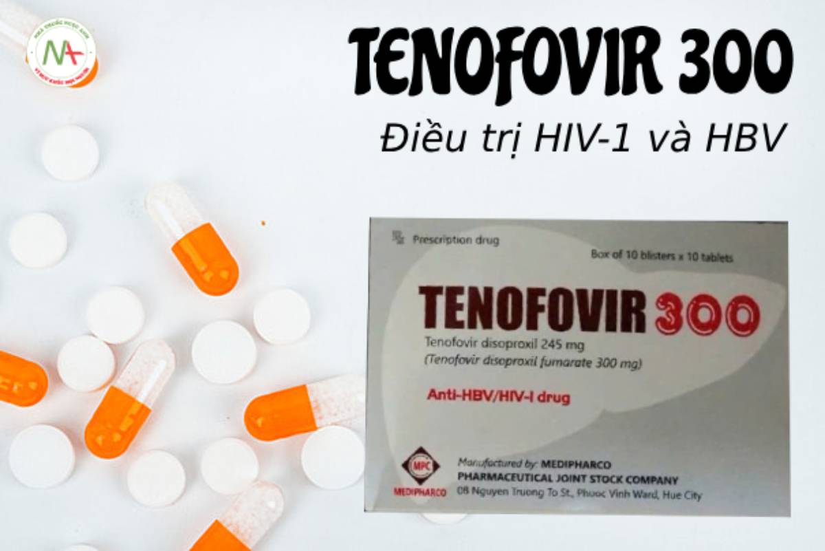 Tenofovir 300 Medipharco điều trị HIV và HBV