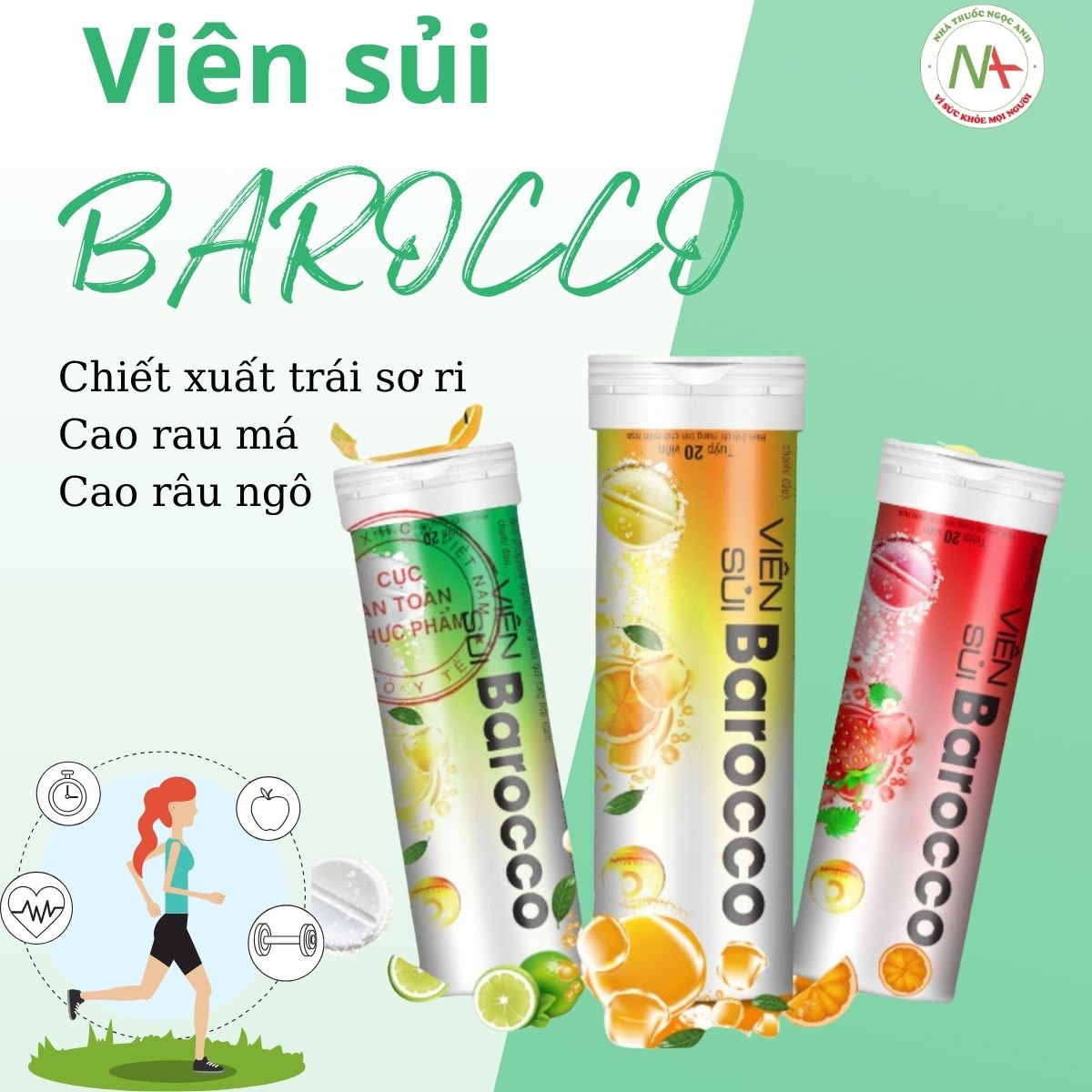 Thành phần của Viên sủi Barocco