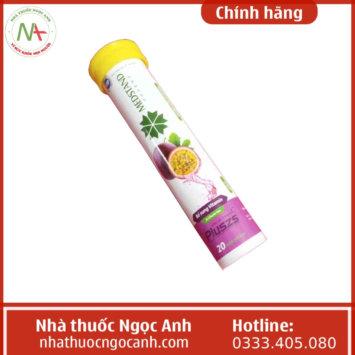 Viên sủi Medstand vitamin C Plussz