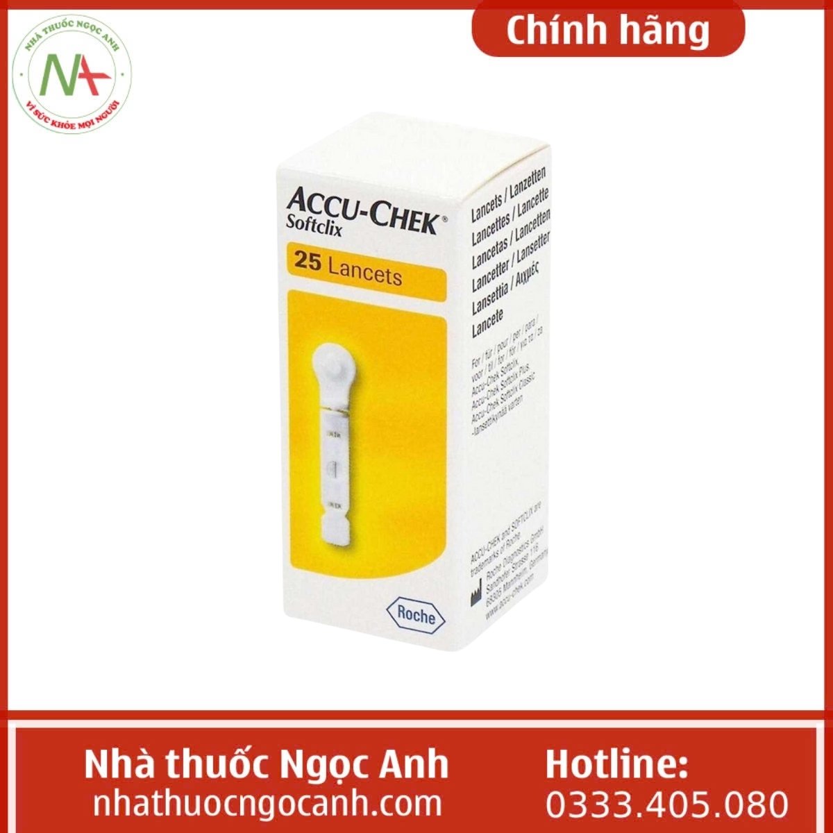 Kim lấy máu Accu-Chek Softclix