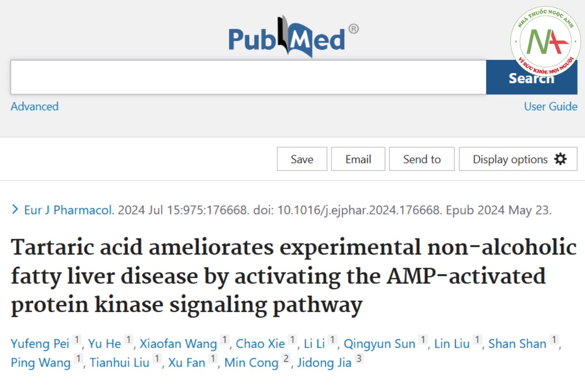 Nghiên cứu về Acid Tartatric