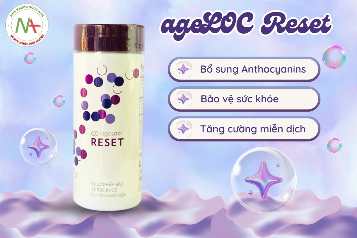 ageLOC Reset hỗ trợ bảo vệ và tăng cường sức khỏe