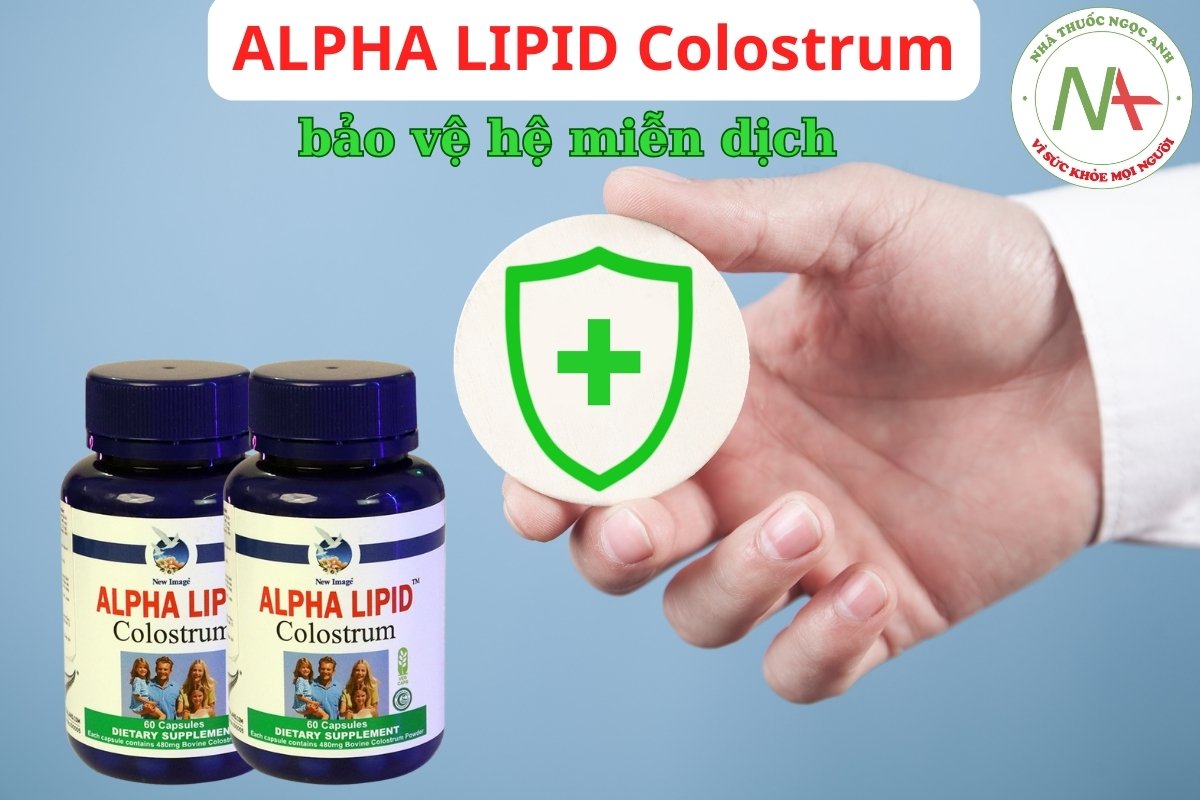 Alpha Lipid Colostrum Capsules bảo vệ hệ miễn dịch