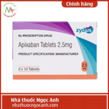 Apixaban Tablets 2.5mg Zydus