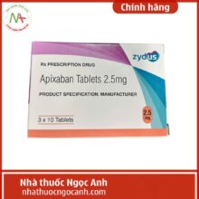 Apixaban Tablets 2,5mg Zydus