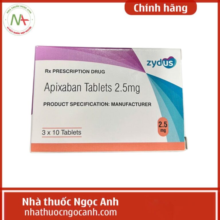 Apixaban Tablets 2,5mg Zydus