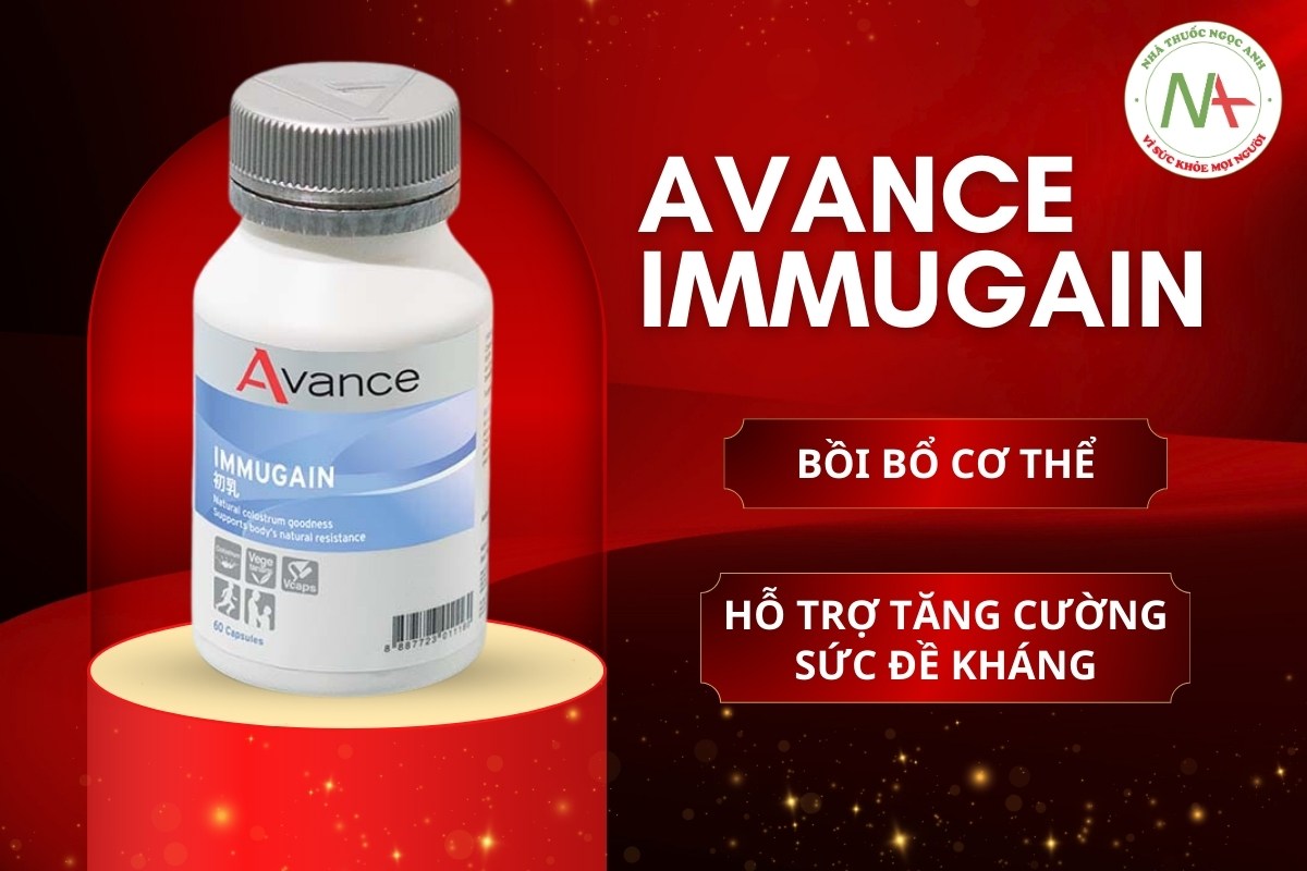 Avance Immugain hỗ trợ tăng cường sức khỏe và đề kháng