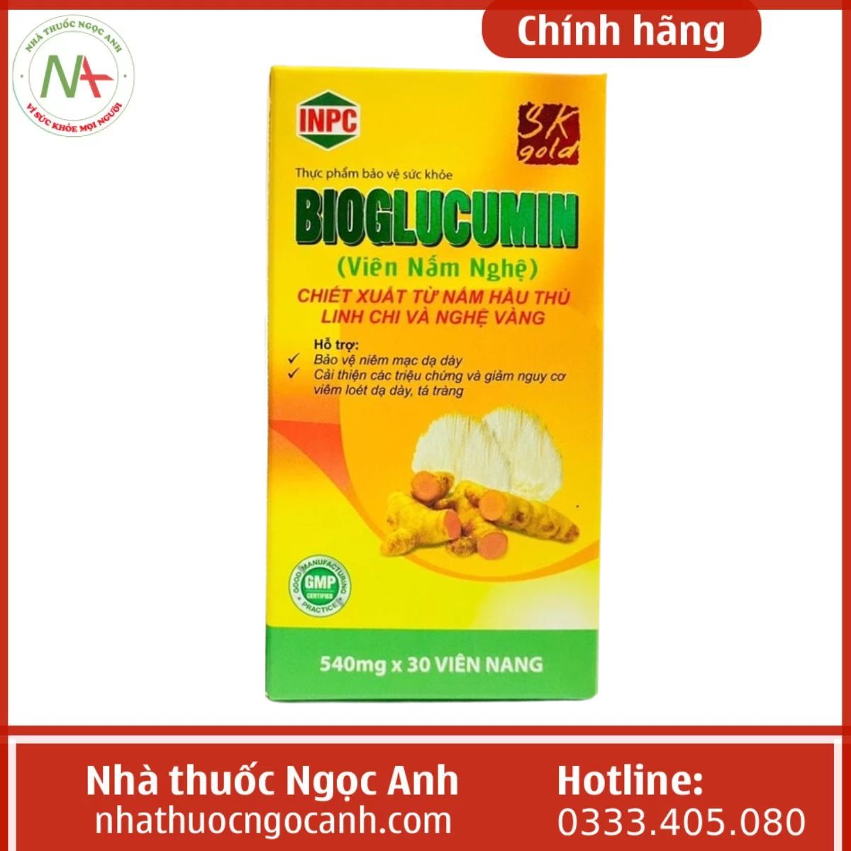 Bioglucumin (Viên nấm nghệ)