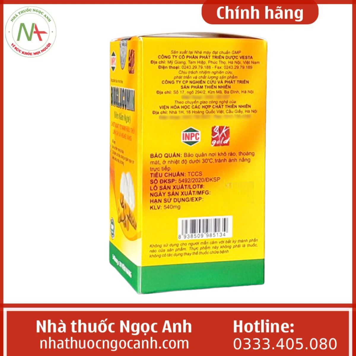 Bioglucumin (Viên nấm nghệ)