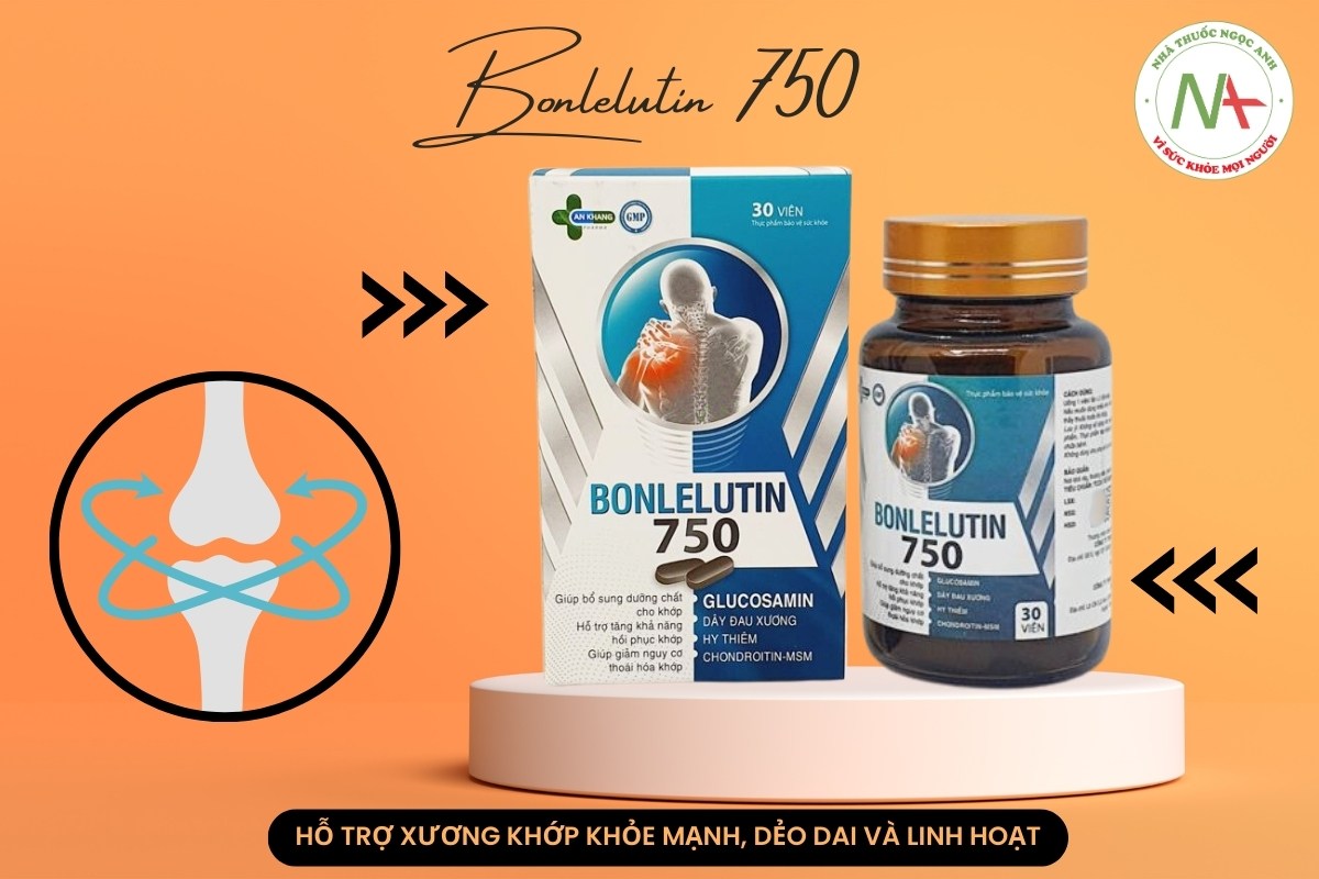 Bonlelutin 750 hỗ trợ khớp khỏe mạnh, linh hoạt