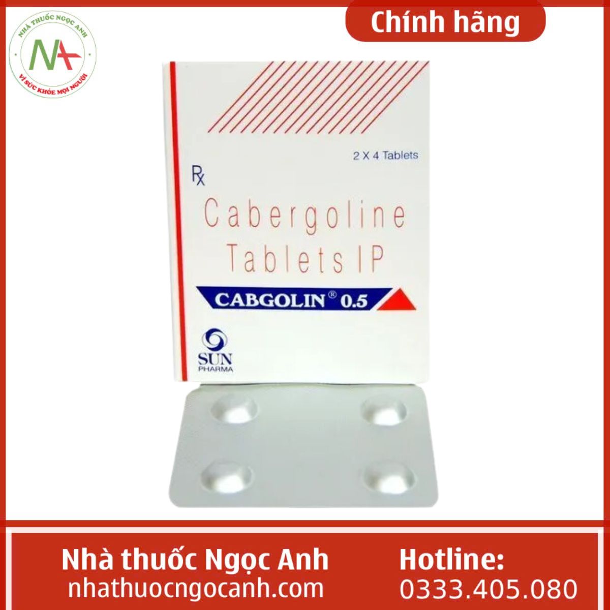 thuốc Cabgolin 0.5