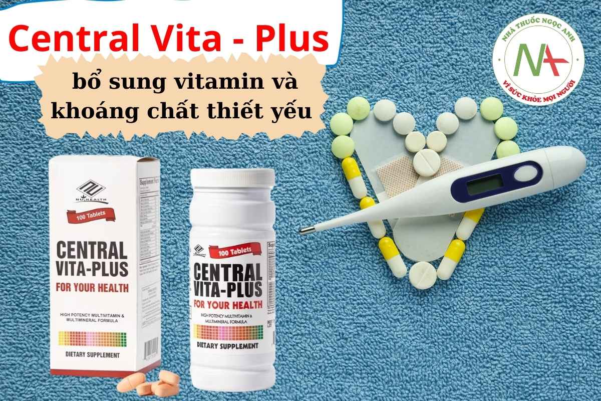 Central Vita - Plus bổ sung vitamin và khoáng chất thiết yếu