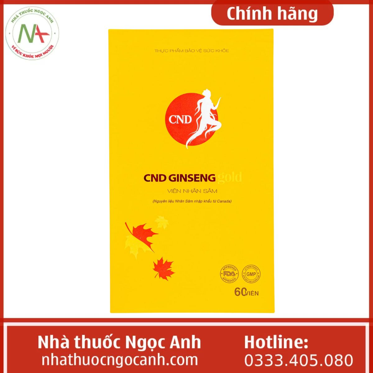 CND Ginseng Gold Viên Nhân Sâm