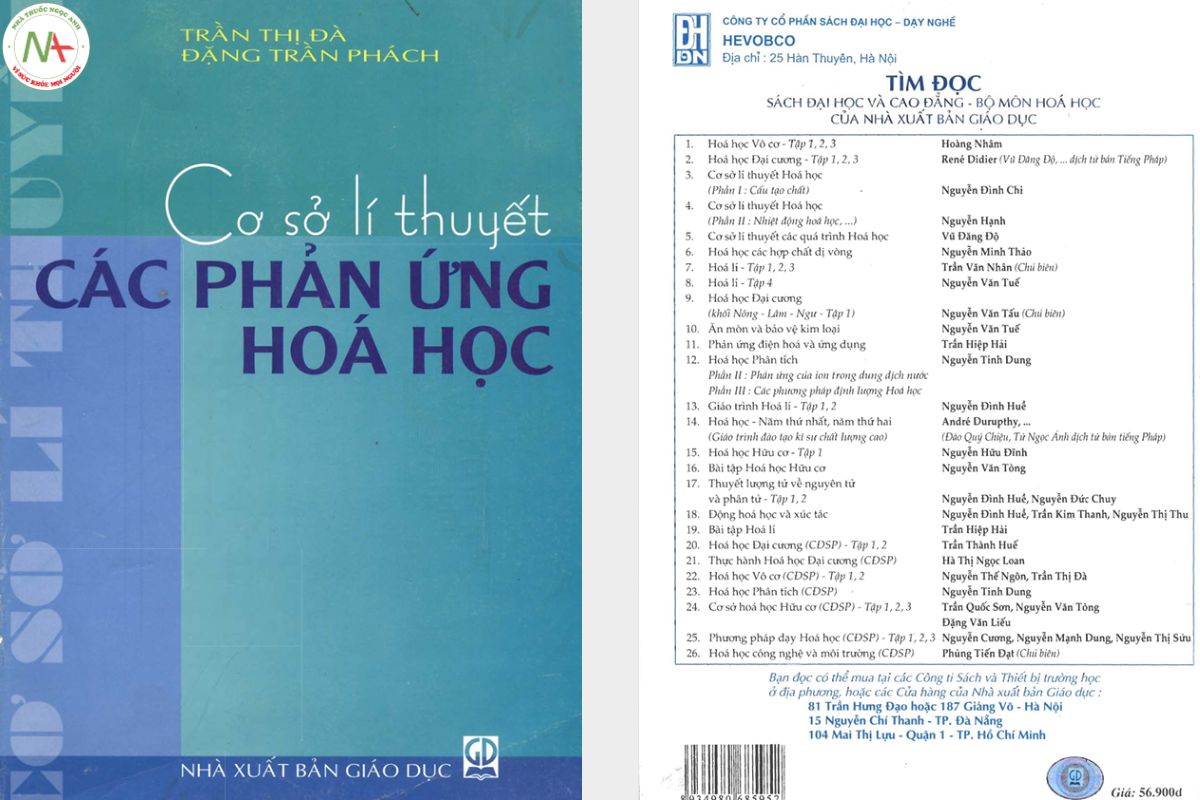 Cơ sở lý thuyết các phản ứng hóa học