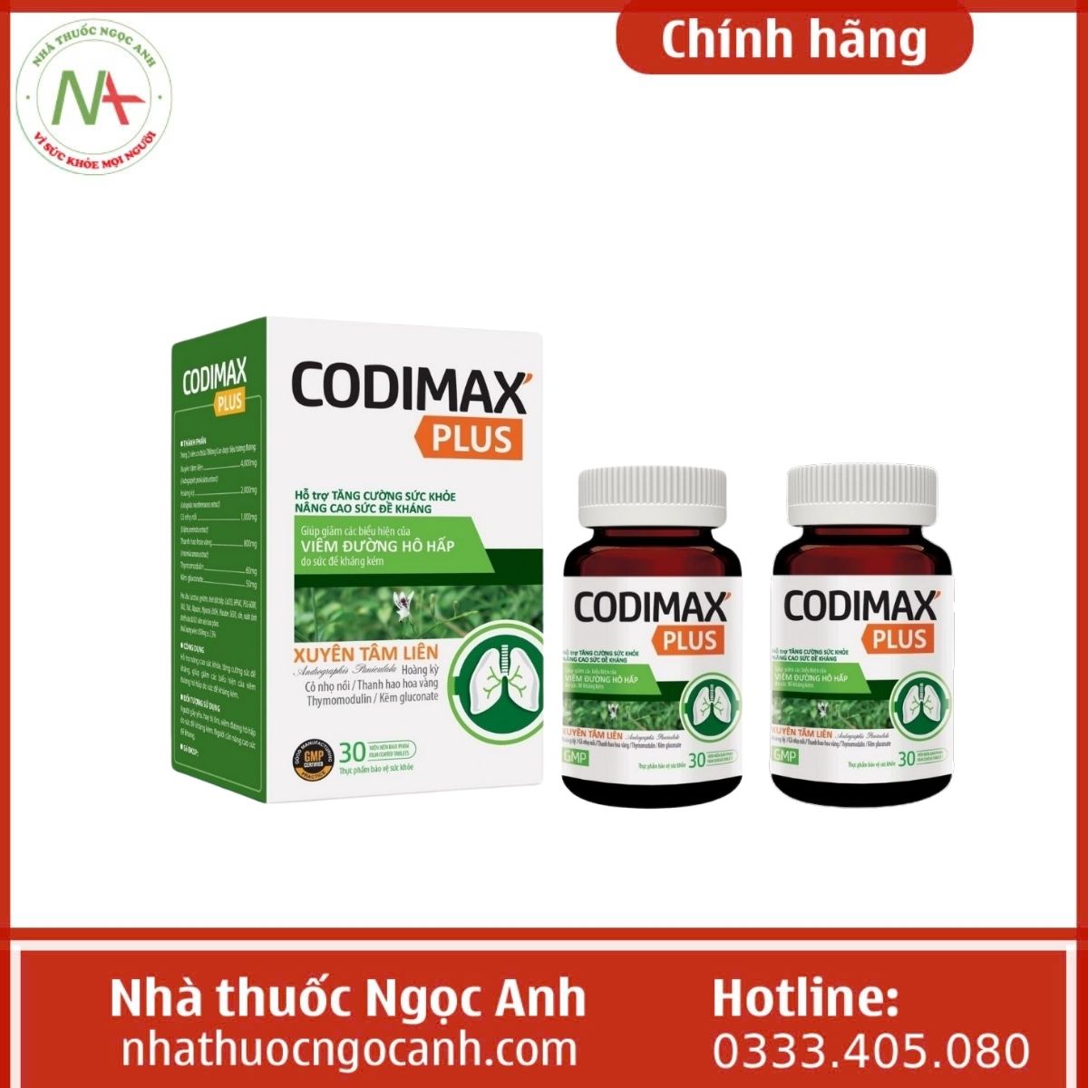Codimax Plus có tác dụng gì, giá bao nhiêu, mua chính hãng ở đâu?