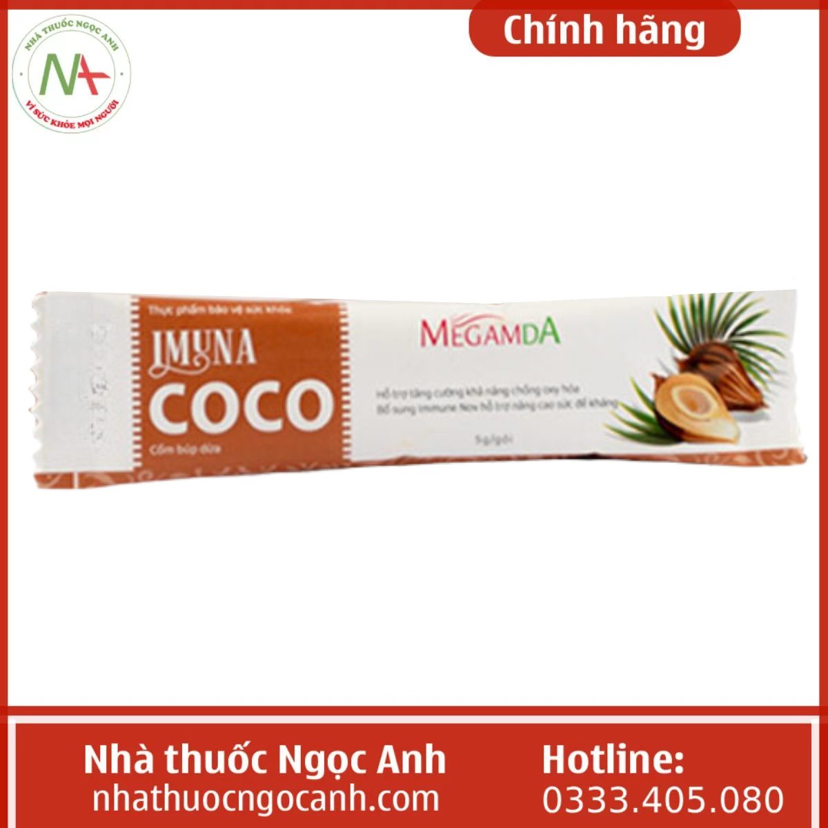 Cốm búp dừa Imuna Coco