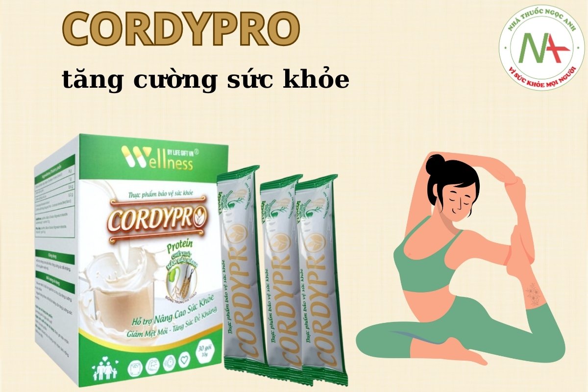 Cordypro giảm mệt mỏi, nâng cao sức khỏe