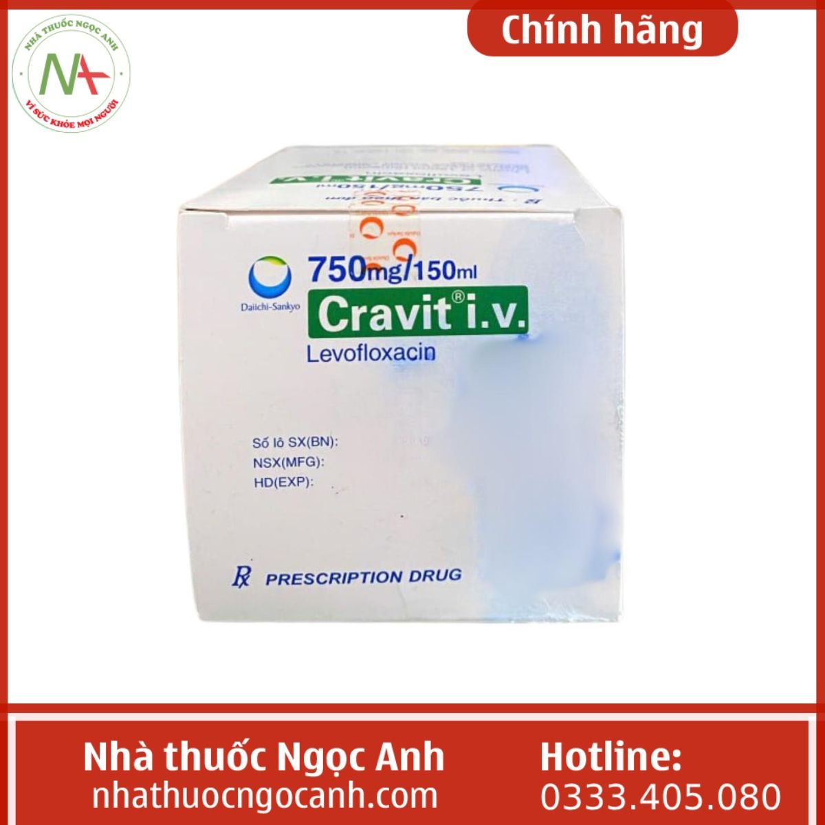 Cravit I.V 750mg/150ml