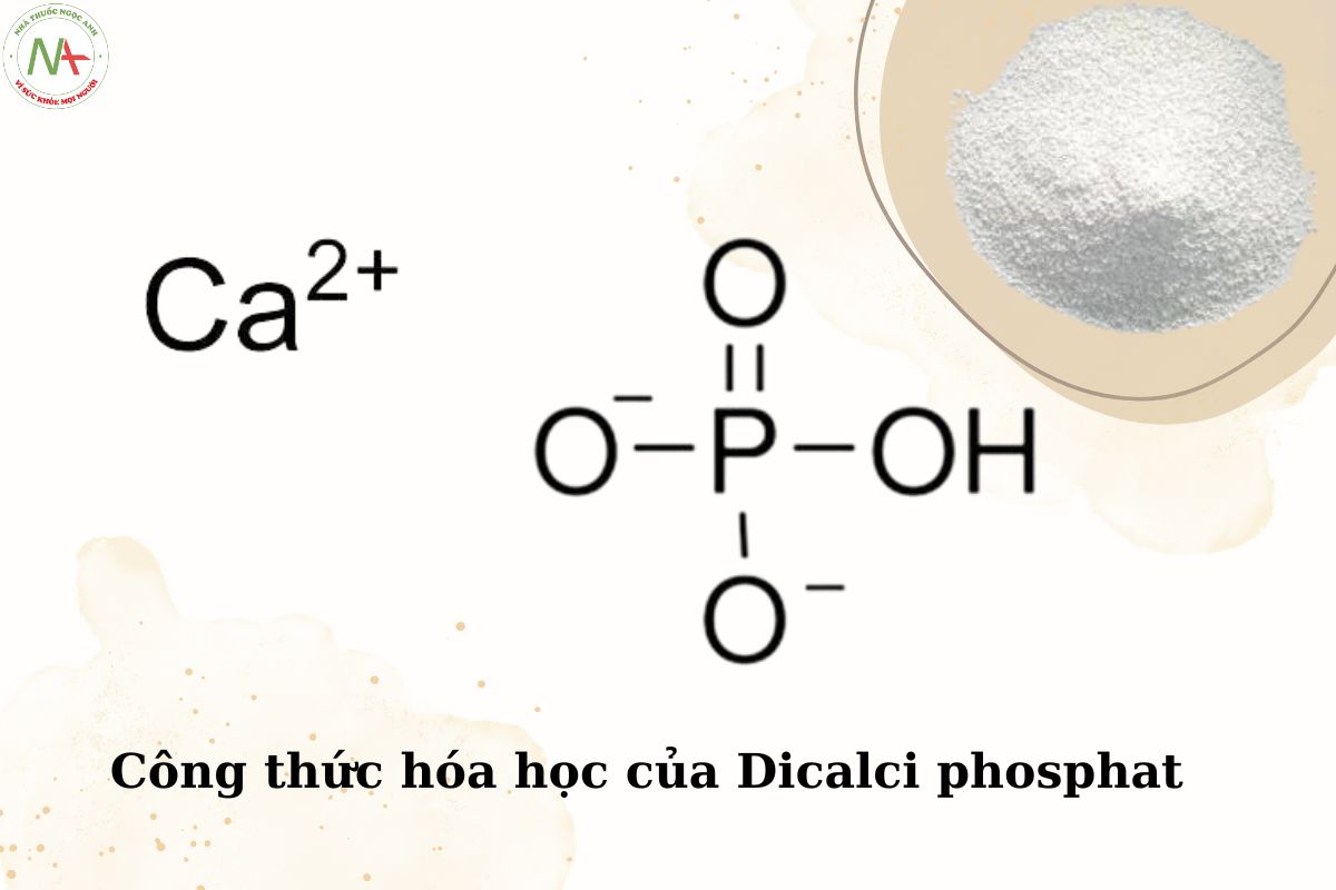 Công thức hóa học của Dicalci phosphat