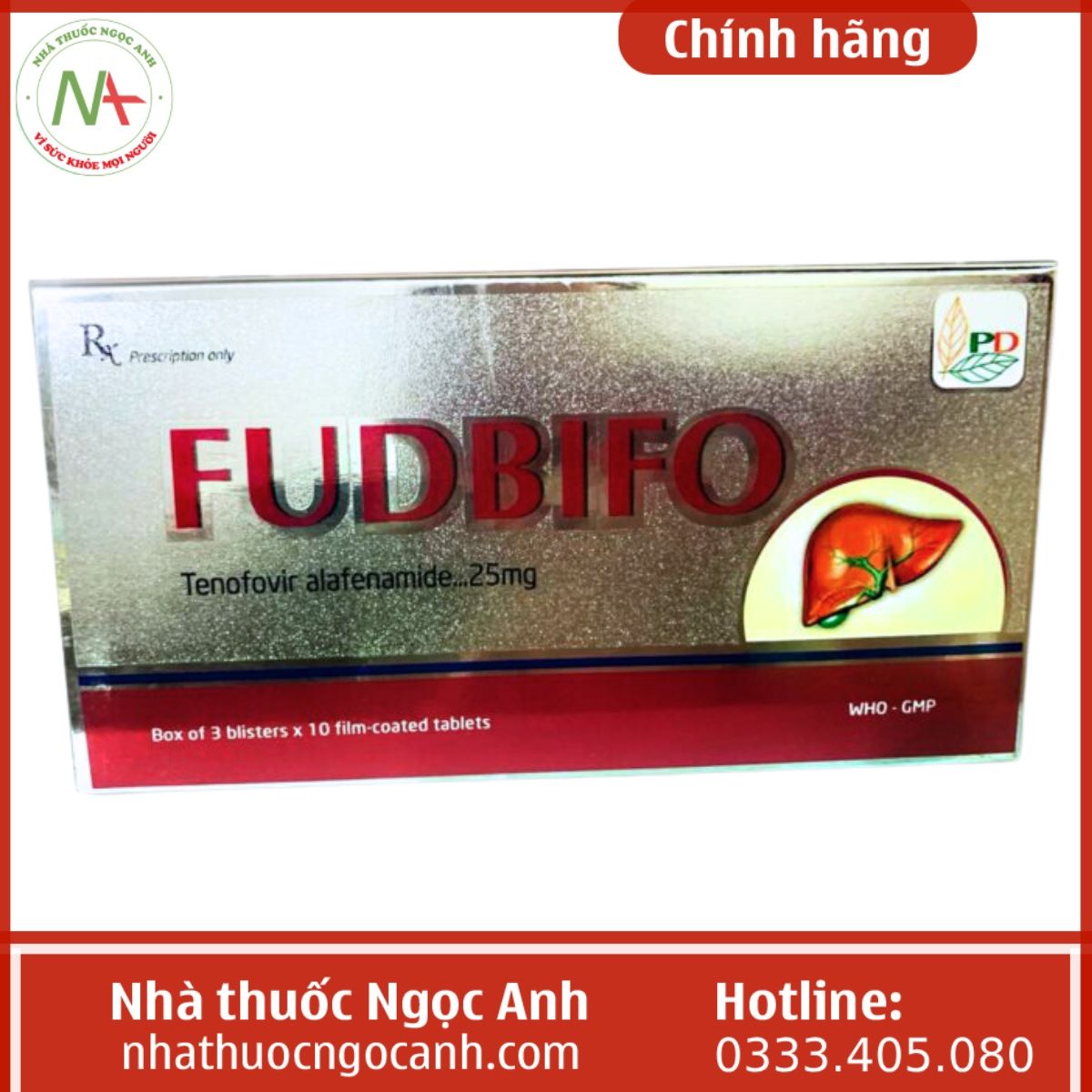 Thuốc Fudbifo 25mg