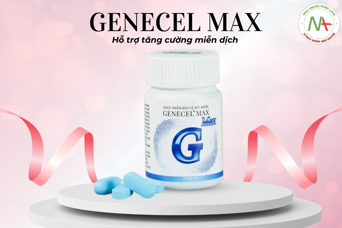 Genecel Max hỗ trợ tăng cường sức đề kháng