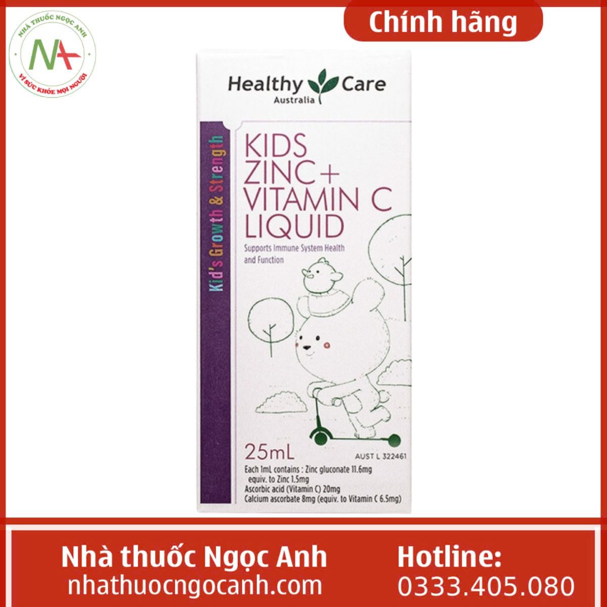 Healthy Care Kids ZinC + Vitamin C Liquid