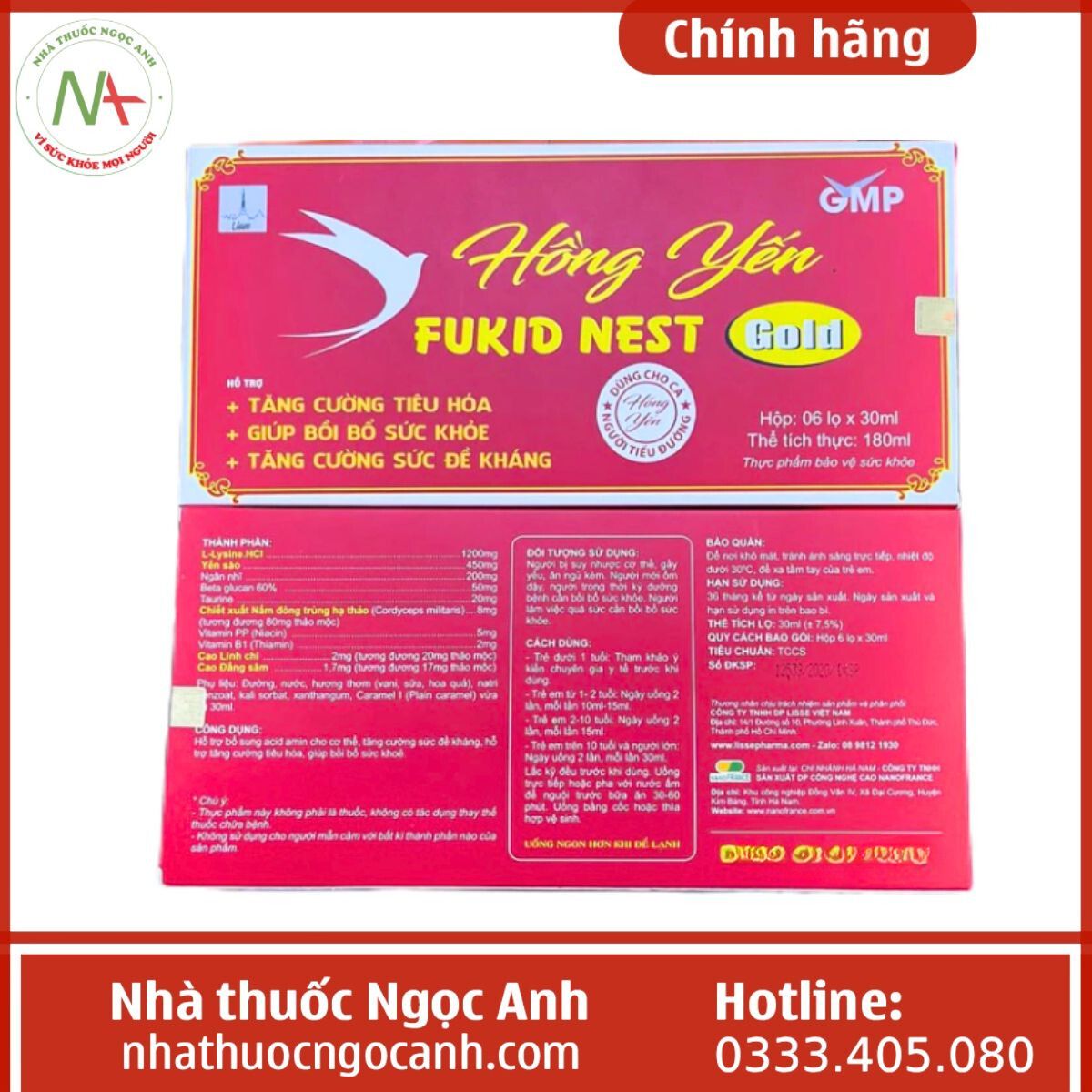 Hồng Yến Fukid Nest Gold