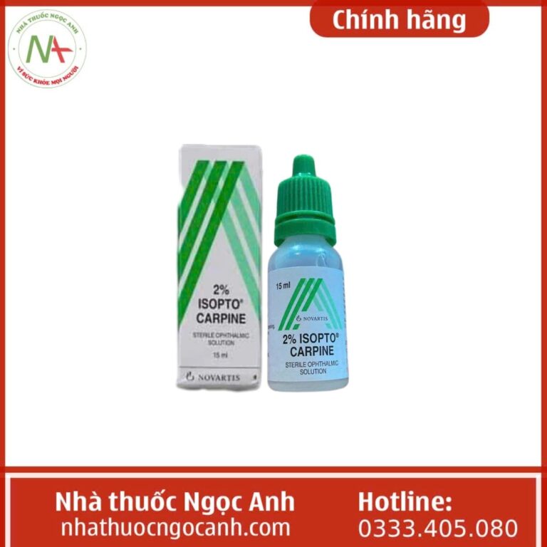 Thuốc nhỏ mắt 2% Isopto Carpine